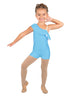 Solid Lycra One Shoulder w Ruffle Biketard