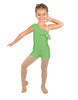 Solid Lycra One Shoulder w Ruffle Biketard