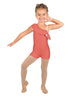 Solid Lycra One Shoulder w Ruffle Biketard