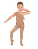 Solid Lycra One Shoulder w Ruffle Biketard