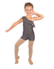 Solid Lycra One Shoulder w Ruffle Biketard