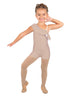 Solid Lycra One Shoulder w Ruffle Biketard