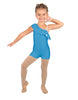 Solid Lycra One Shoulder w Ruffle Biketard