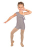 Solid Lycra One Shoulder w Ruffle Biketard