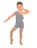 Solid Lycra One Shoulder w Ruffle Biketard
