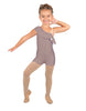 Solid Lycra One Shoulder w Ruffle Biketard