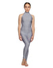 Solid Lycra Halter Low Back Unitard