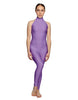 Solid Lycra Halter Low Back Unitard