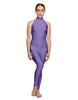 Solid Lycra Halter Low Back Unitard