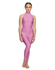 Solid Lycra Halter Low Back Unitard