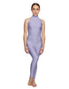 Solid Lycra Halter Low Back Unitard