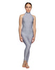 Solid Lycra Halter Low Back Unitard