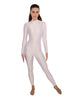 Solid Lycra LS Keyhole Back Unitard