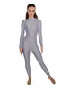 Solid Lycra LS Keyhole Back Unitard