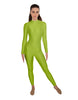 Solid Lycra LS Keyhole Back Unitard