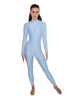 Solid Lycra LS Keyhole Back Unitard