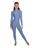 Solid Lycra LS Keyhole Back Unitard