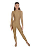 Solid Lycra LS Keyhole Back Unitard