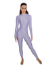 Solid Lycra LS Keyhole Back Unitard