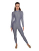 Solid Lycra LS Keyhole Back Unitard