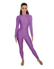 Solid Lycra LS Keyhole Back Unitard