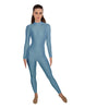 Solid Lycra LS Keyhole Back Unitard