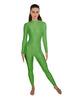 Solid Lycra LS Keyhole Back Unitard