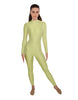Solid Lycra LS Keyhole Back Unitard