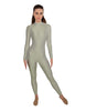Solid Lycra LS Keyhole Back Unitard