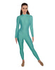 Solid Lycra LS Keyhole Back Unitard