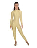Solid Lycra LS Keyhole Back Unitard