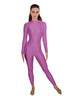 Solid Lycra LS Keyhole Back Unitard