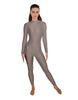Solid Lycra LS Keyhole Back Unitard
