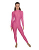 Solid Lycra LS Keyhole Back Unitard