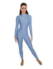 Solid Lycra LS Keyhole Back Unitard