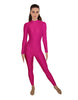 Solid Lycra LS Keyhole Back Unitard