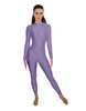 Solid Lycra LS Keyhole Back Unitard