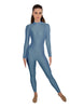 Solid Lycra LS Keyhole Back Unitard