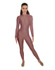Solid Lycra LS Keyhole Back Unitard