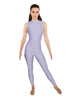 Solid Lycra Sleeveless TNeck Keyhole Unitard