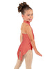 Solid Lycra Halter Collar Leotard with Tails