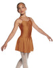 Solid Lycra Camisole Dress with Pinch