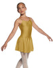 Solid Lycra Camisole Dress with Pinch
