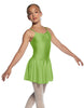 Solid Lycra Camisole Dress with Pinch
