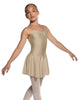 Solid Lycra Camisole Dress with Pinch