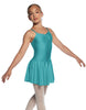 Solid Lycra Camisole Dress with Pinch
