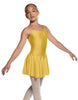 Solid Lycra Camisole Dress with Pinch
