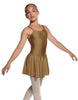 Solid Lycra Camisole Dress with Pinch