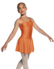 Solid Lycra Camisole Dress with Pinch
