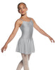Solid Lycra Camisole Dress with Pinch
